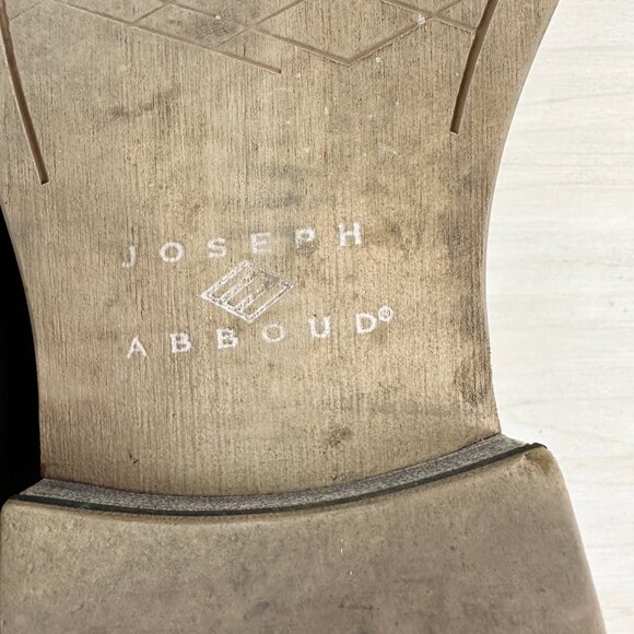 Joseph Abboud Men's Leather Shoes 8.5 D Oiled Graduated Brown Lace Up‎ Dress - Picture 4 of 11